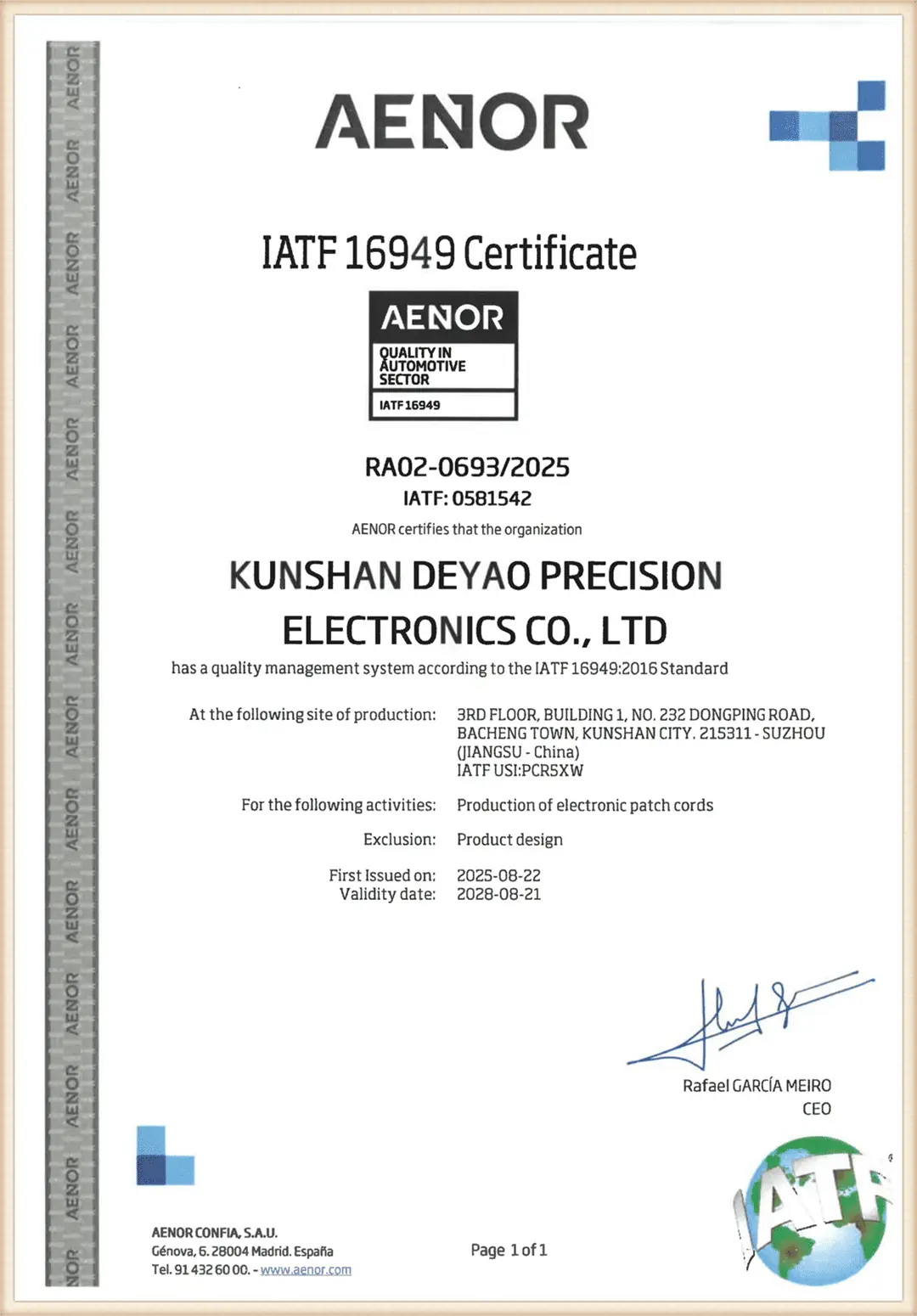 Certificate 6